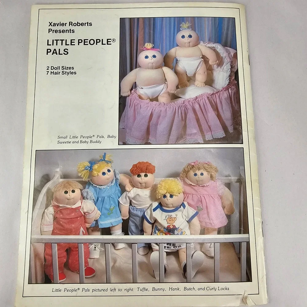 Xavier Roberts Little‎ People Pals Collector's Edition 7546 Plaid Craft Book